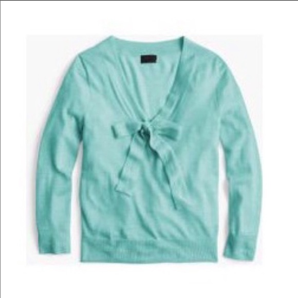 J. Crew Sweaters Jcrew Tieneck Sweater In Italian Cashmere Poshmark